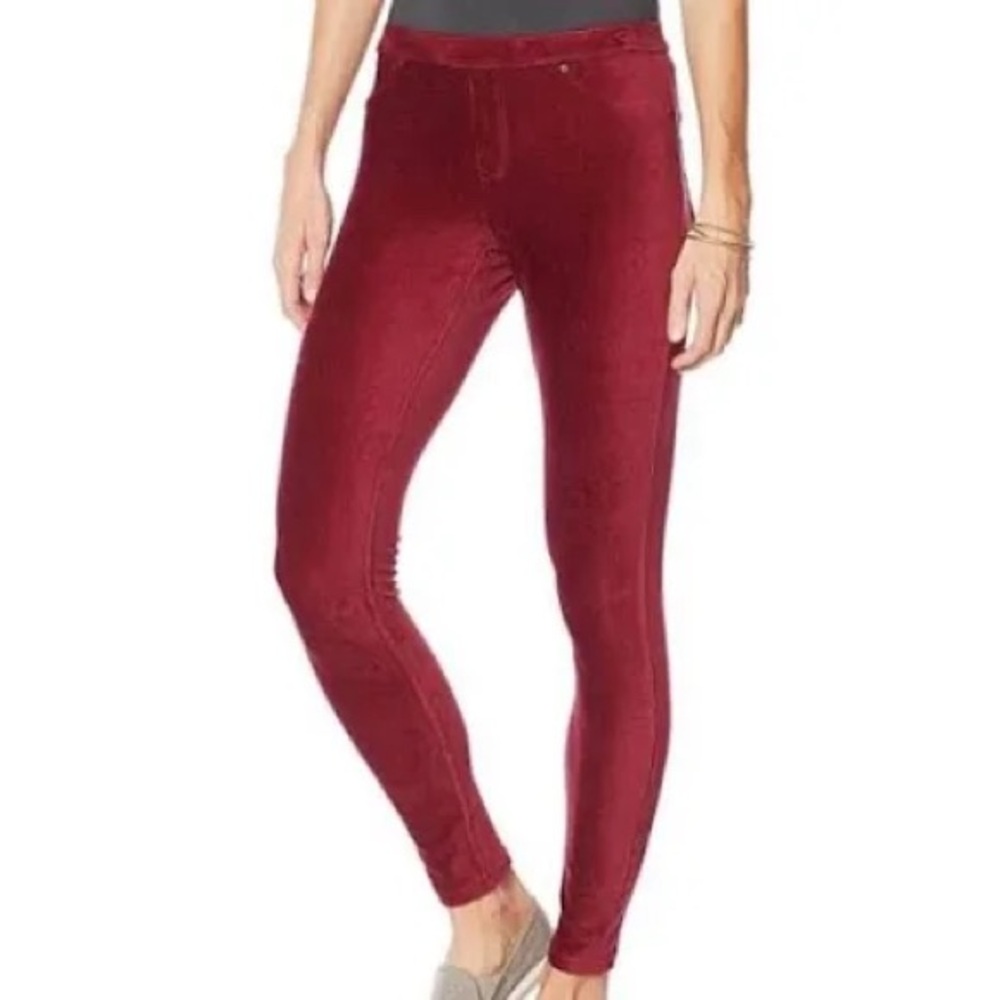 Gorgeous Michael Kors Red Corduroy Leggings Pants